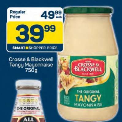 CROSSE & BLACKWELL TANGY MAYONNAISE