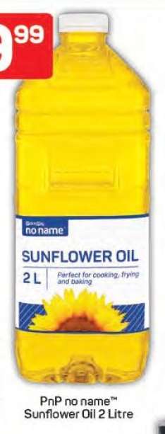 PnP no name™ Sunflower Oil 2 Litre