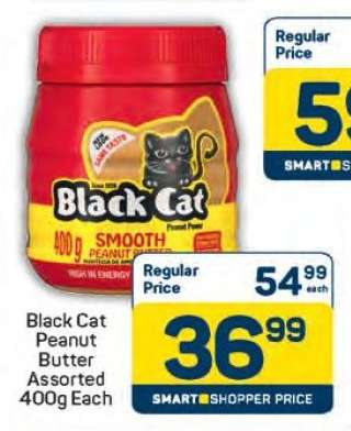 Black Cat Peanut Butter Assorted 400g Each