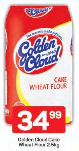Golden Cloud Cake
Wheat Flour 2.5kg