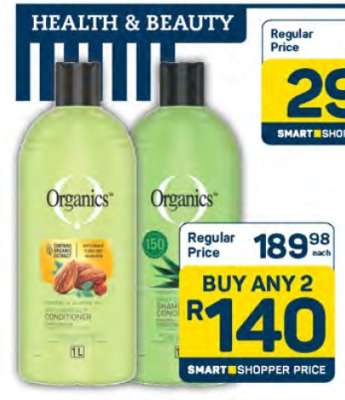Organics Shampoo Conditioner