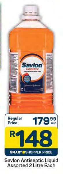 Savlon Antiseptic Liquid Assorted 2 Litre Each