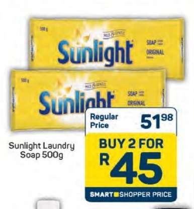 Sunlight Laundry Soap 500g