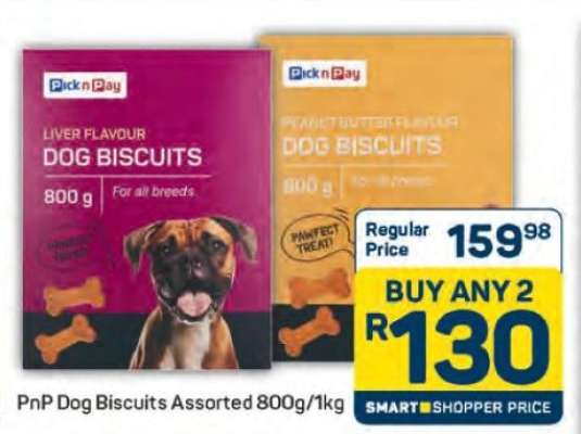 PnP Dog Biscuits Assorted 800g/1kg