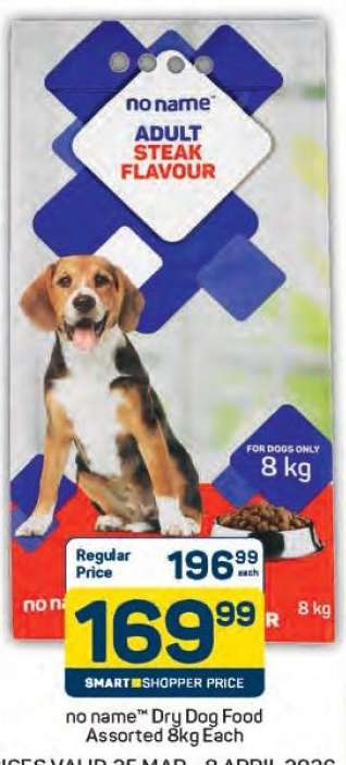 no name™ Dry Dog Food Assorted 8kg Each
