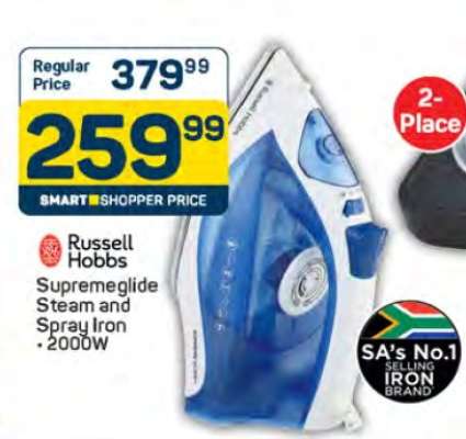 Russell Hobbs Supremeglide Steam and Spray Iron