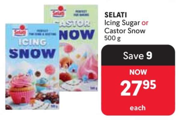 SELATI Icing Sugar or Castor Snow