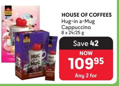 House of Coffees Hug-in-a-Mug Cappuccino