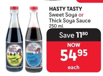 HASTY TASTY Sweet Soya or Thick Soya Sauce