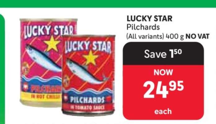 LUCKY STAR PILCHARDS