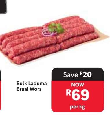Bulk Laduma Braai Wors