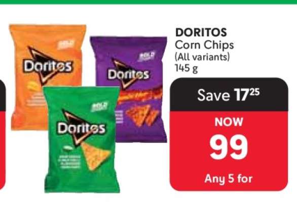 DORITOS CORN CHIPS
