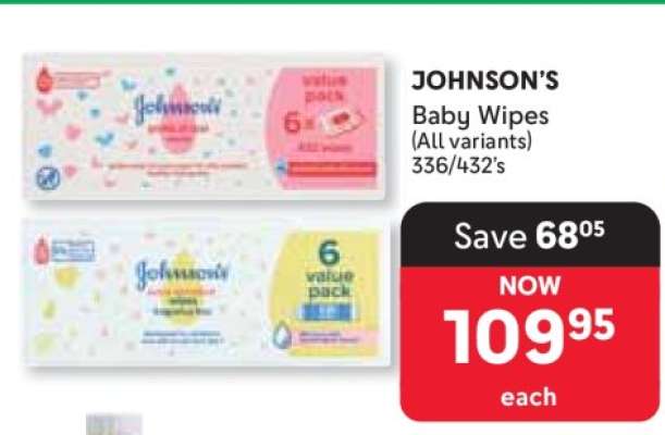 Johnson's Baby Wipes