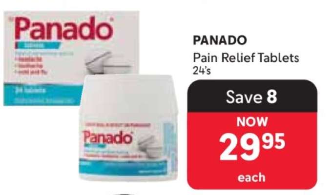 Panado Pain Relief Tablets 24's