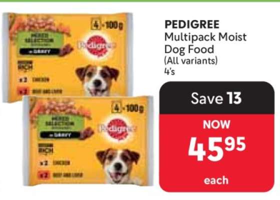 PEDIGREE Multipack Moist Dog Food