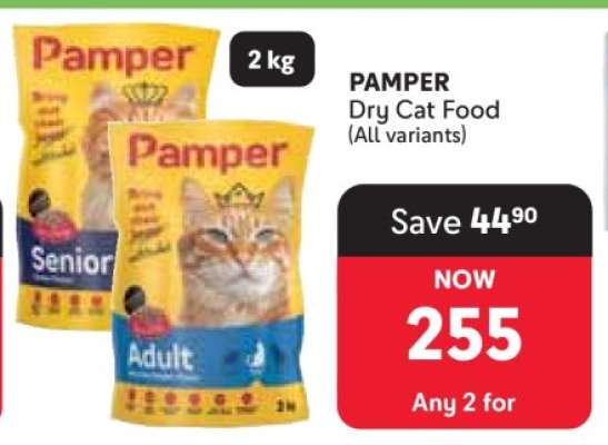 Pamper Dry Cat Food