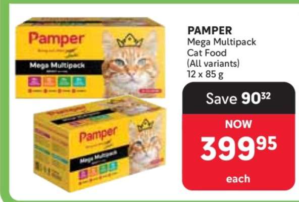 Pamper Mega Multipack Cat Food