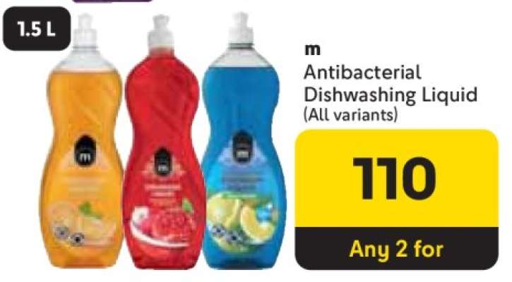 m Antibacterial Dishwashing Liquid