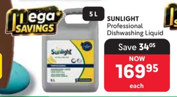 SUNLIGHT Professional Dishwashing Liquid