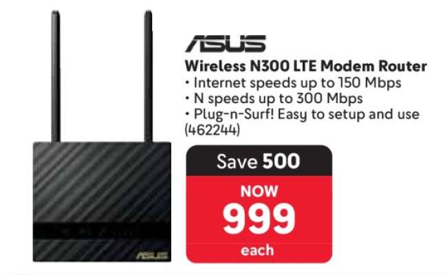 ASUS Wireless N300 LTE Modem Router