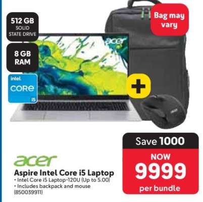 Aspire Intel Core i5 Laptop