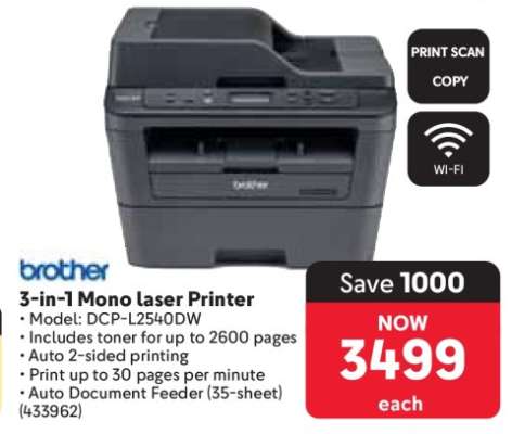 3-in-1 Mono laser Printer