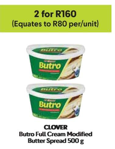 Clover Butro Full Cream Modified Butter Spread 500 g