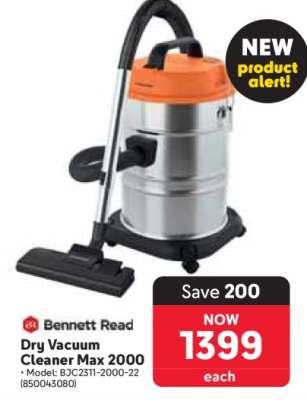 Bennett Read Dry Vacuum Cleaner Max 2000