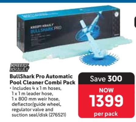 BullShark Pro Automatic Pool Cleaner Combi Pack