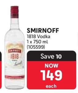 SMIRNOFF 1818 VODKA