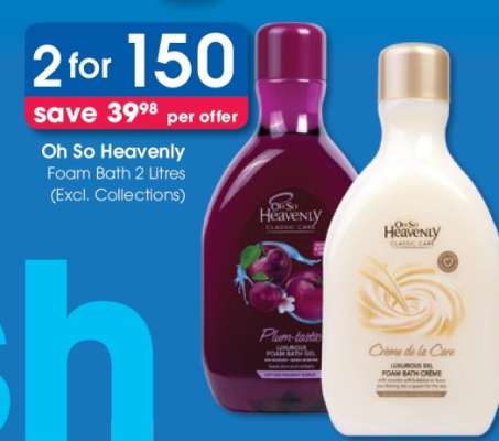 Oh So Heavenly Foam Bath 2 Litres