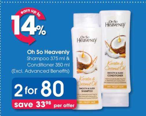 Oh So Heavenly Shampoo 375 ml & Conditioner 350 ml