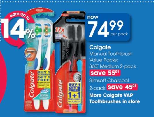 Colgate Manual Toothbrush Value Packs