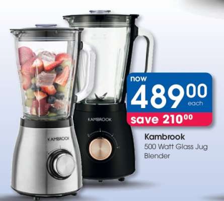 Kambrook 500 Watt Glass Jug Blender