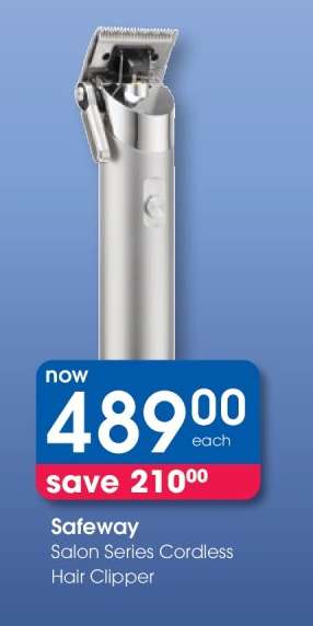 Safeway Salon Series Cordless Hair Clipper