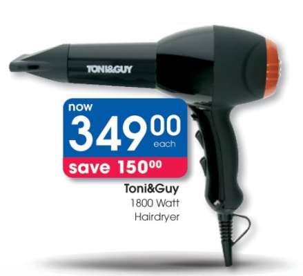 Toni&Guy 1800 Watt Hairdryer