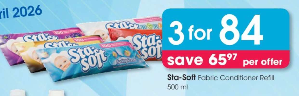 Sta-Soft Fabric Conditioner Refill 500 ml