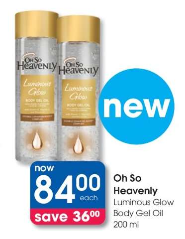 Oh So Heavenly Luminous Glow Body Gel Oil 200 ml