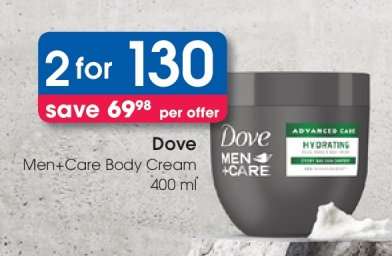Dove Men+Care Body Cream 400 ml
