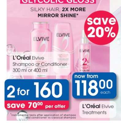 L'Oréal Elvive Shampoo or Conditioner