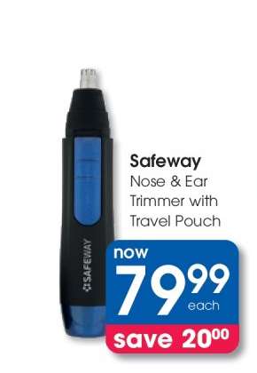 Safeway Nose & Ear Trimmer with Travel Pouch