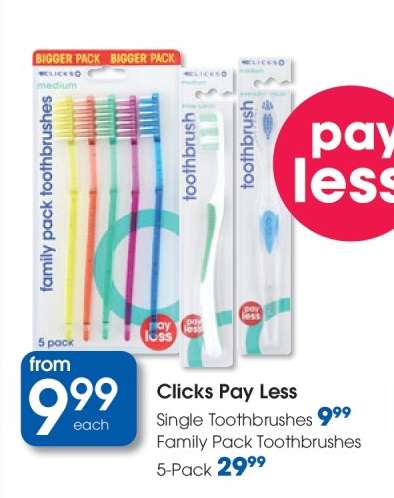 Family Pack Toothbrushes 5-Pack