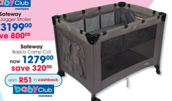 Safeway Basico Camp Cot