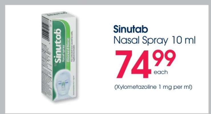 Sinutab Nasal Spray 10 ml