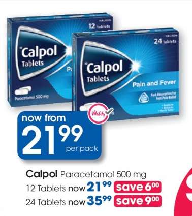 Calpol Paracetamol 500 mg