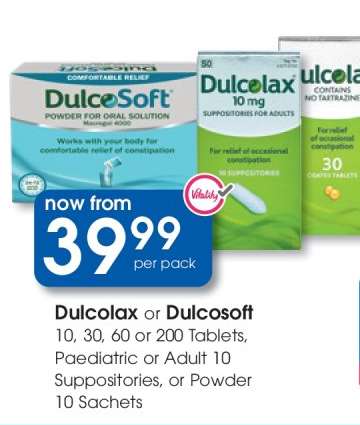 Dulcolax or Dulcosoft