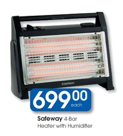 Safeway 4-Bar Heater with Humidifier
