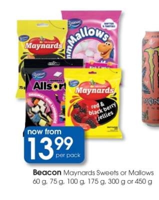 Beacon Maynards Sweets or Mallows