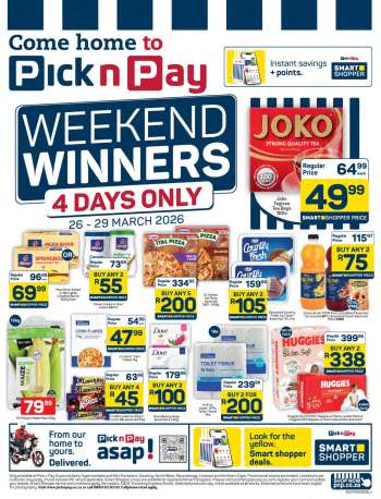 Pick n Pay catalogue  - 26/03/2026 - 29/03/2026.