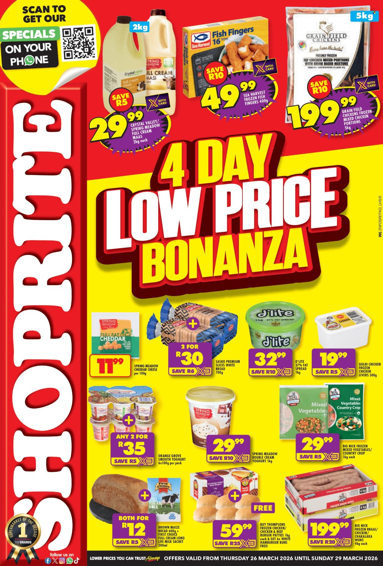 Shoprite specials - 26/03/2026 - 29/03/2026. Page 1